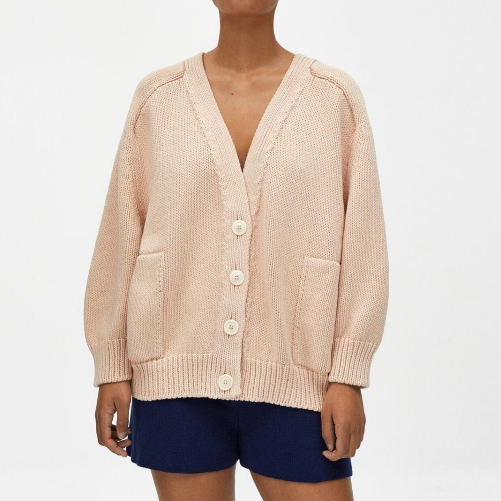 babaa cardigan no55 strawberry shake